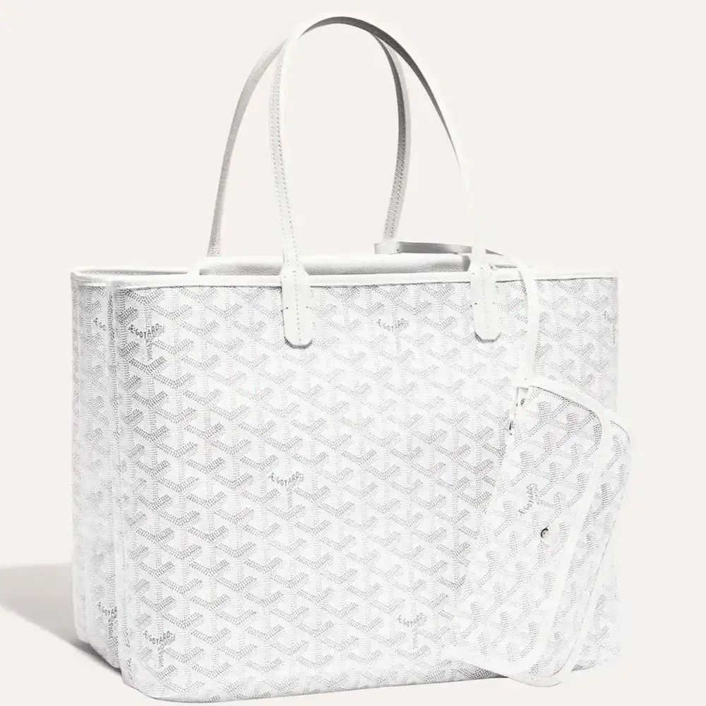 Goyard Goyardine Isabelle PM Bag white